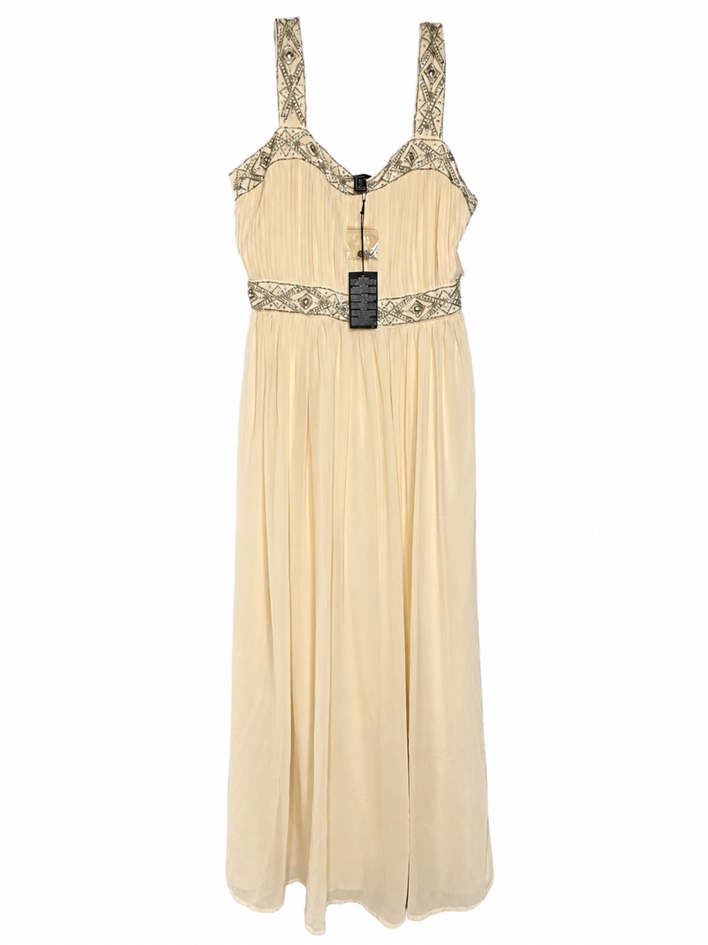 evening cream maxi dress from Forever 21 L A4 0294